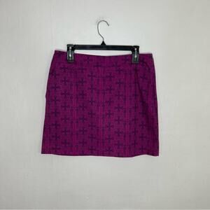 ANNIKA Cutter Buck Berry Purple Navy GOLF SKORT with Pockets Size 10